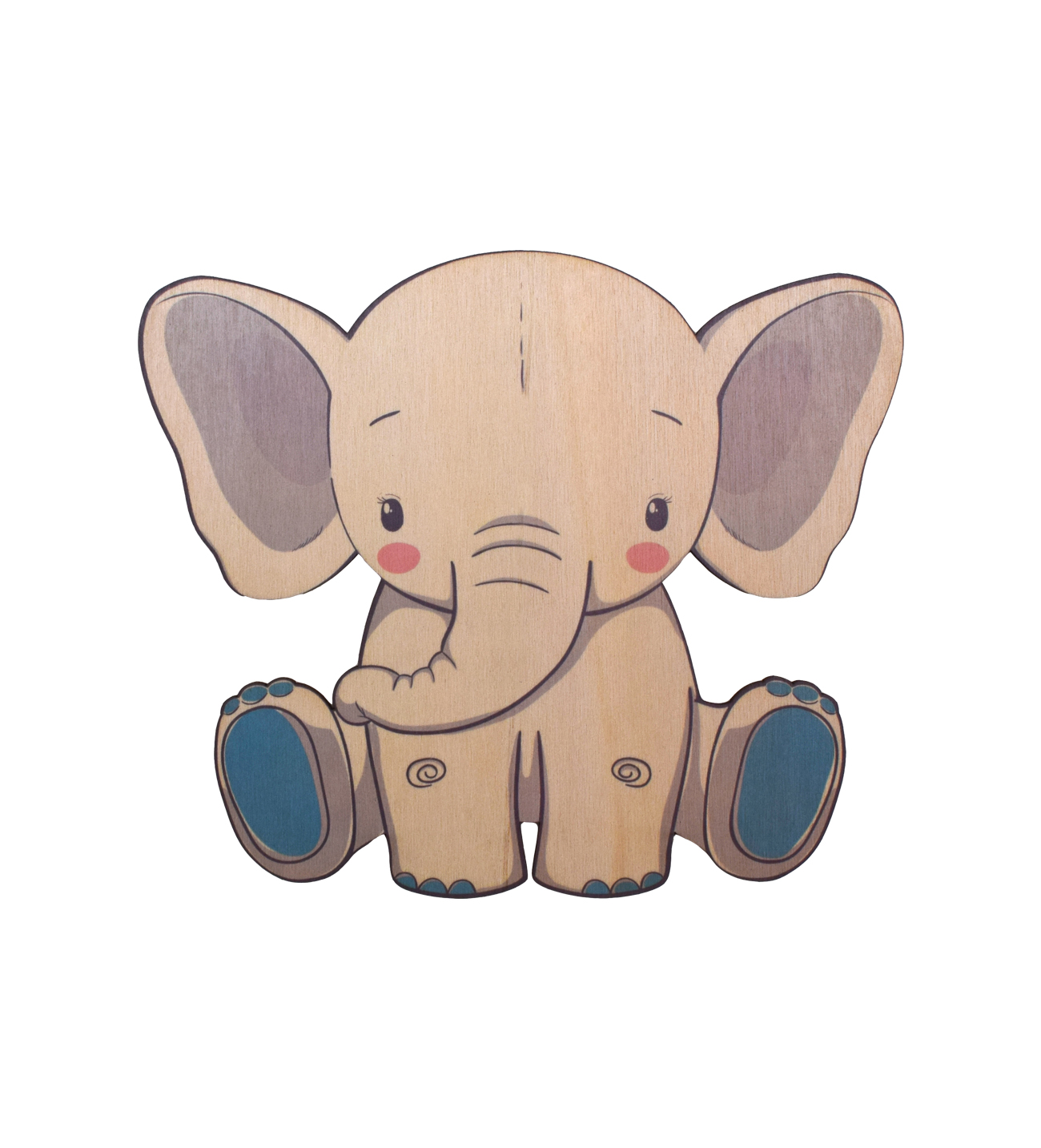 Ξύλινο Ελαφαντάκι 0048