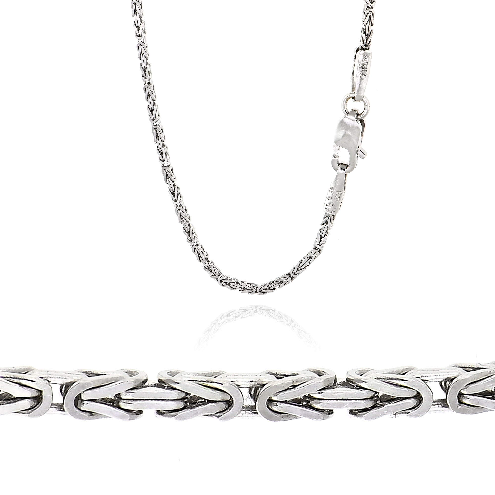 Αλυσίδα από Λευκό Χρυσό 14 Καρατίων 011211