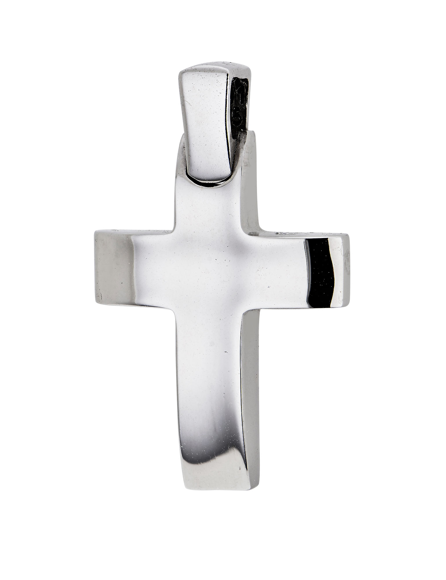 Βαπτιστικός Σταυρός Val΄Oro για Αγόρι Σκέτος Λευκό Χρυσό 14 Καρατίων Κ14 030268