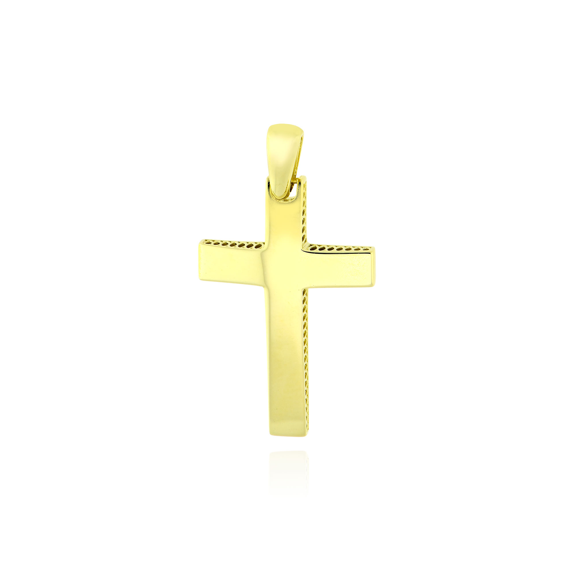 Σταυρός Βάπτισης για Αγόρι από Κίτρινο Χρυσό Κ14 036692