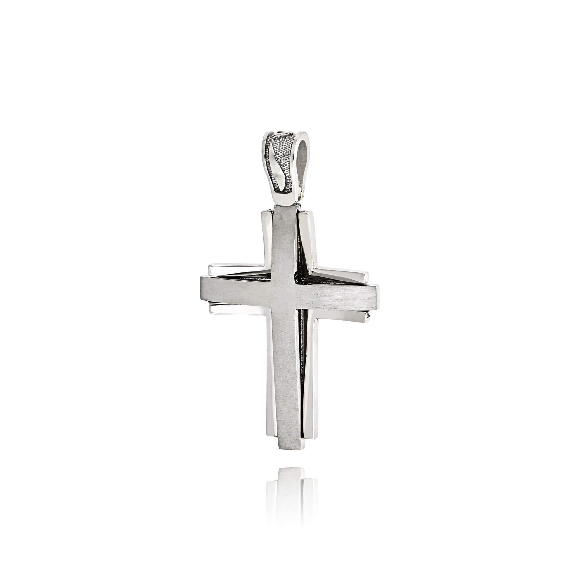 Σταυρός Βάπτισης Val΄Oro για Αγόρι από Λευκό Χρυσό Κ14 038567