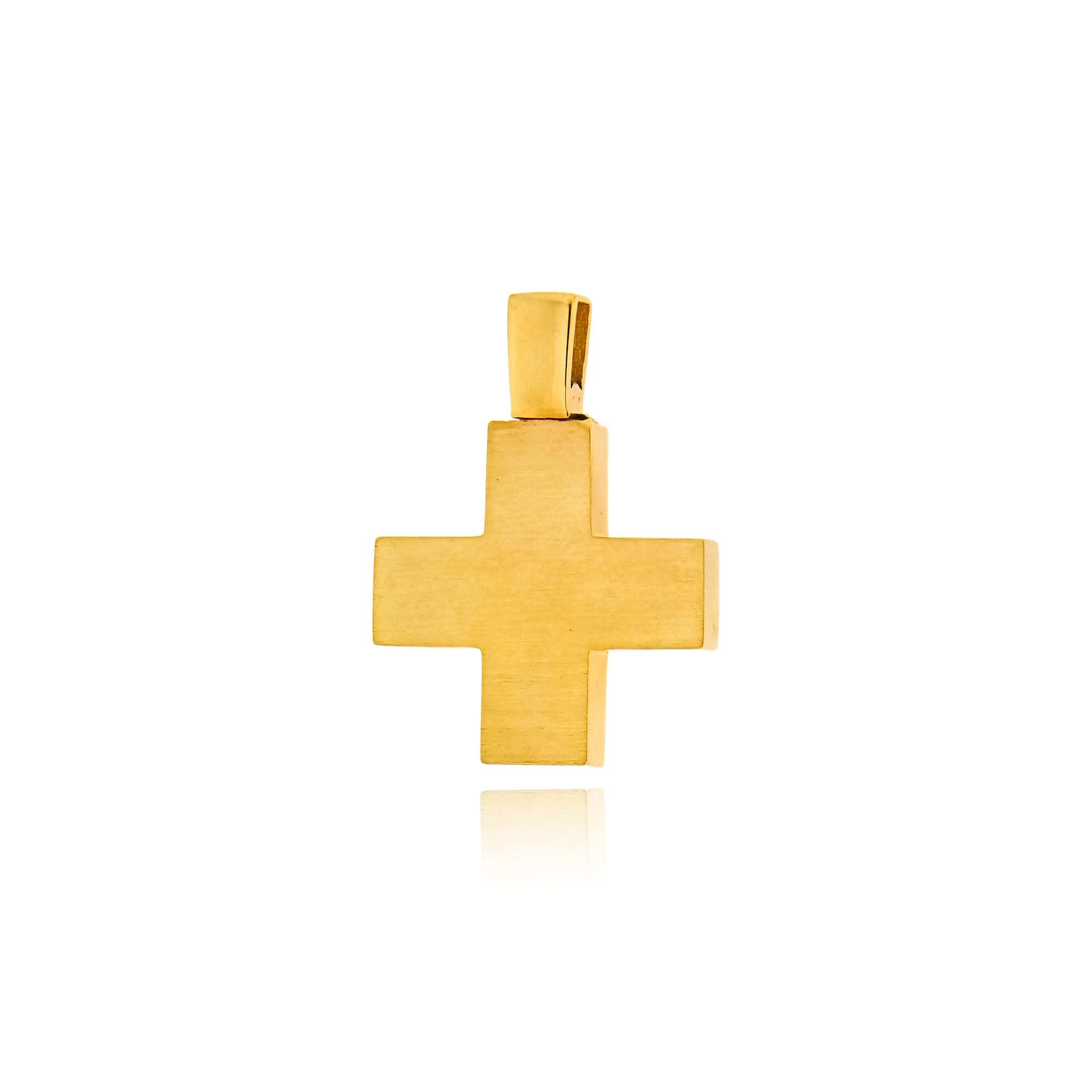 Σταυρός Βάπτισης για Αγόρι από Κίτρινο Χρυσό Κ14 041187