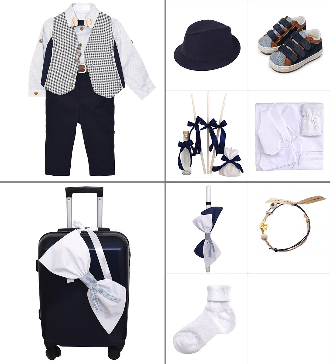 NstNastasia Βαπτιστικό Πακέτο Ολοκληρωμένο 9 τεμάχια 0707