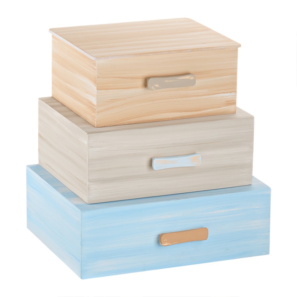 NstNastasia Ξύλινη Συρταριέρα Βάπτισης Tριπλή 1942