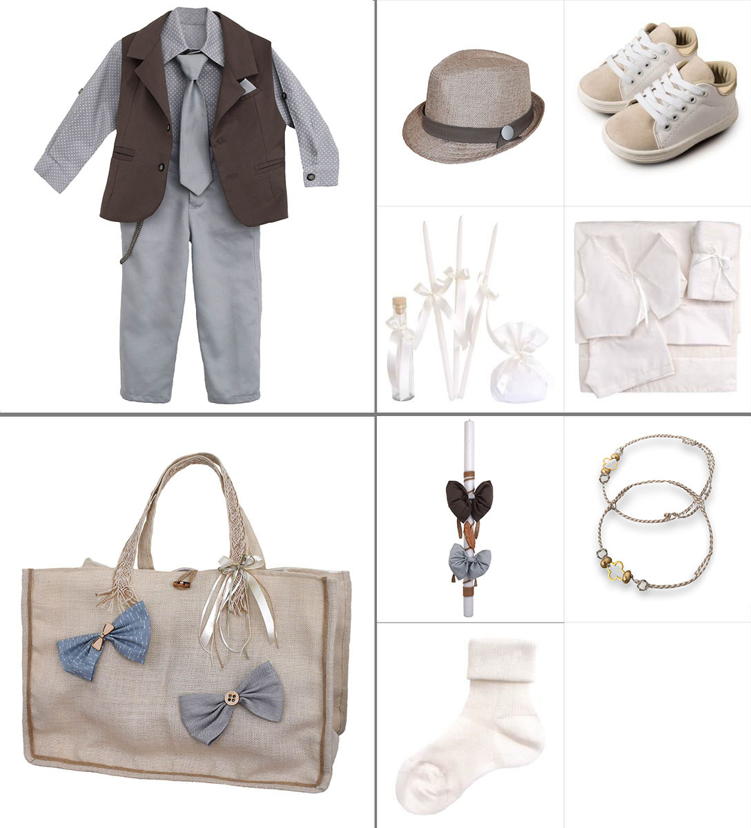 NstNastasia Βαπτιστικό Πακέτο Ολοκληρωμένο 9 τεμάχια 0700