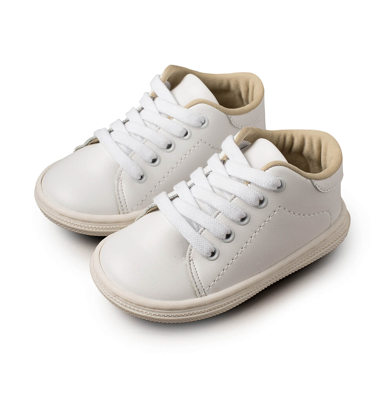 Babywalker Δερμάτινα Sneakers White