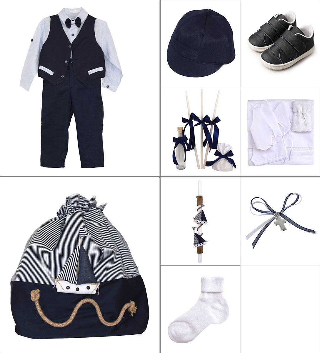 NstNastasia Βαπτιστικό Πακέτο Ολοκληρωμένο 9 τεμάχια 0716