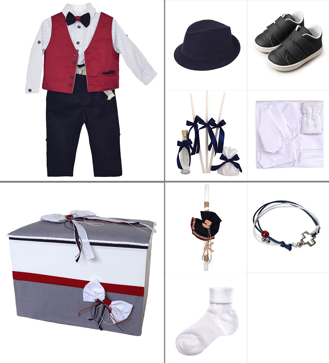 NstNastasia Βαπτιστικό Πακέτο Ολοκληρωμένο 9 τεμάχια 0708