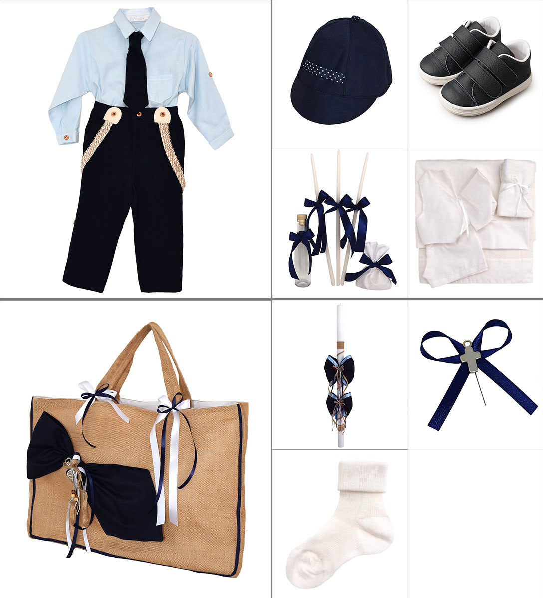 NstNastasia Βαπτιστικό Πακέτο Ολοκληρωμένο 9 τεμάχια 0717