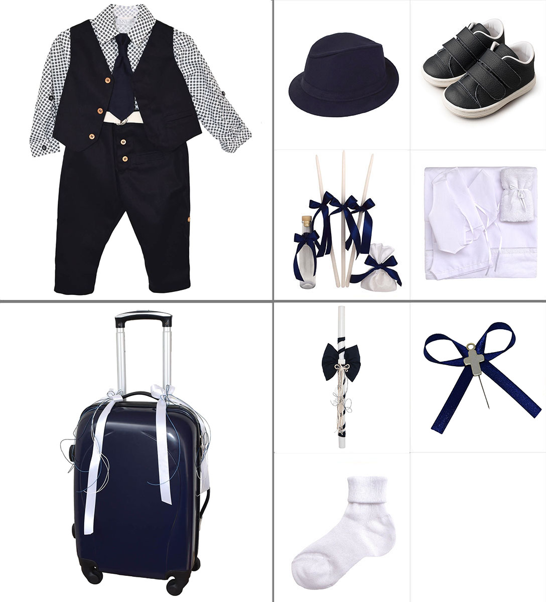 NstNastasia Βαπτιστικό Πακέτο Ολοκληρωμένο 9 τεμάχια 0709