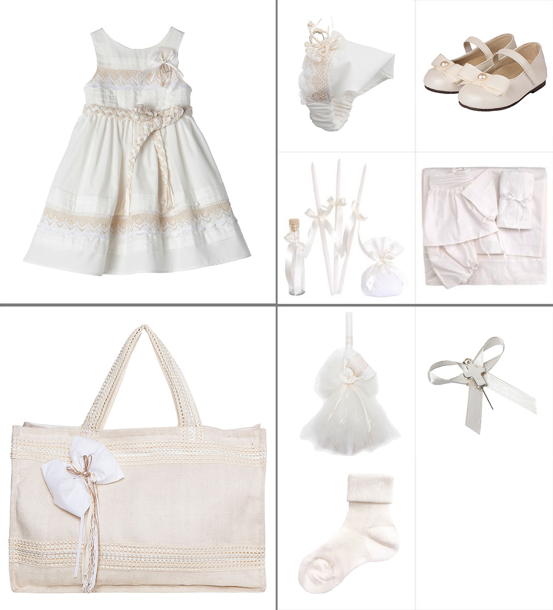 NstNastasia Βαπτιστικό Πακέτο Ολοκληρωμένο 9τεμάχια 0615