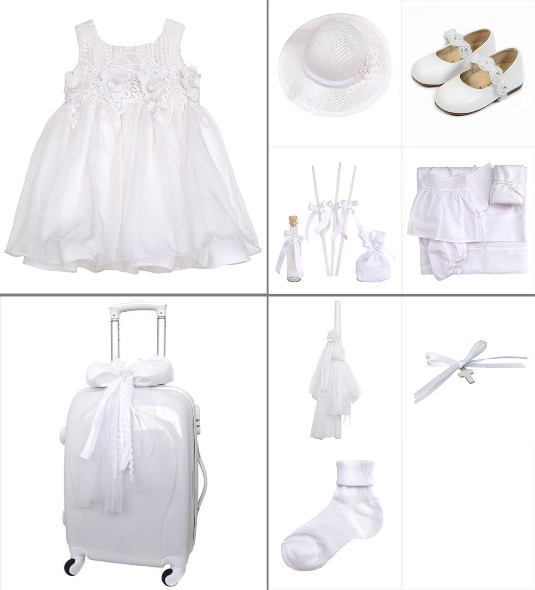 NstNastasia Βαπτιστικό Πακέτο Ολοκληρωμένο 9τεμάχια 0632