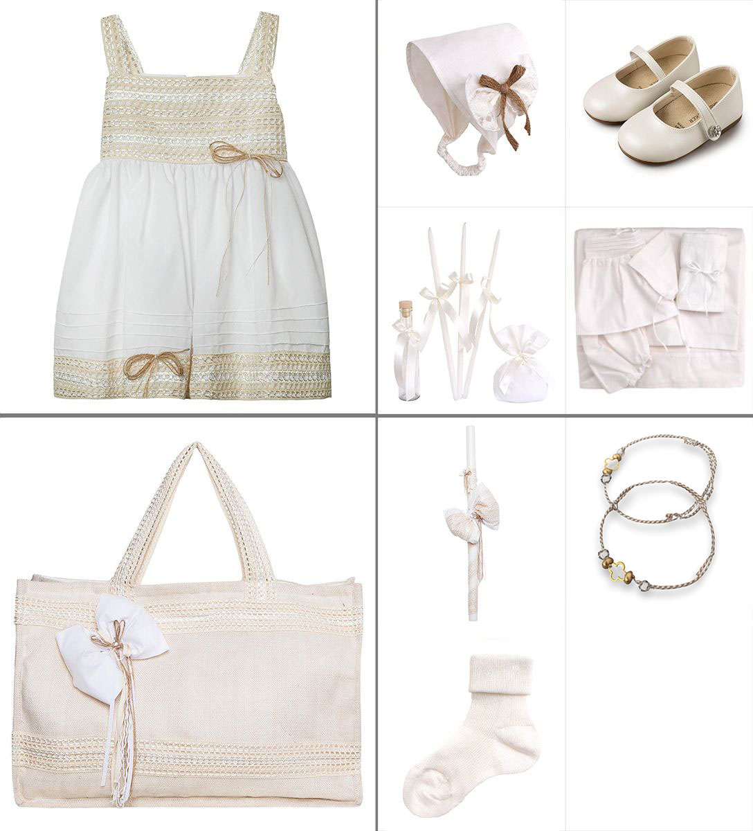 NstNastasia Βαπτιστικό Πακέτο Ολοκληρωμένο 9τεμάχια 0640