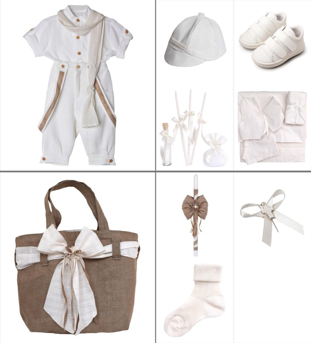 NstNastasia Βαπτιστικό Πακέτο Ολοκληρωμένο 9τεμάχια James Alexander 0552