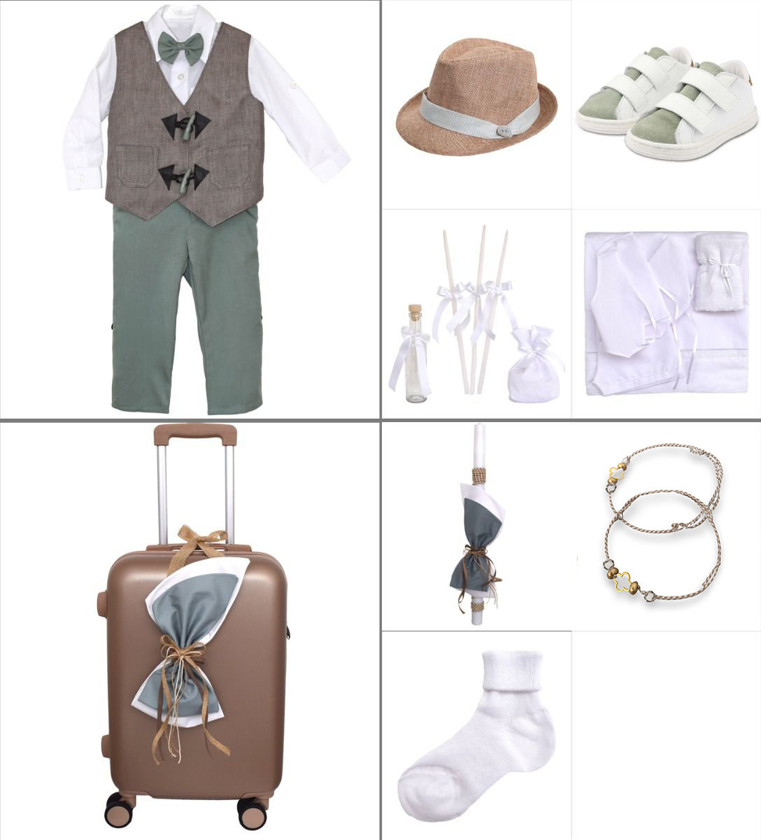 NstNastasia Βαπτιστικό Πακέτο Ολοκληρωμένο 9 τεμάχια 0581