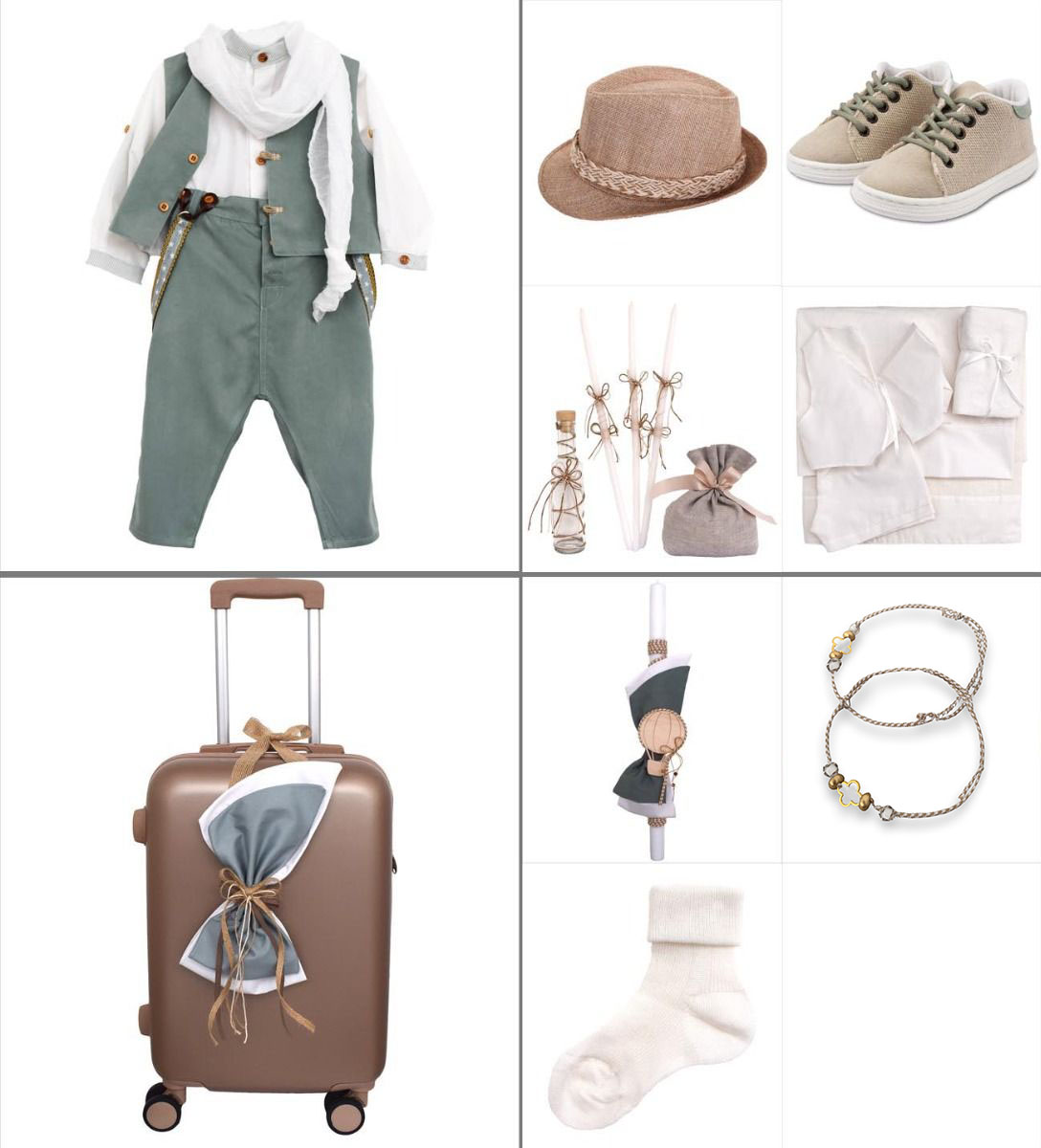 NstNastasia Βαπτιστικό Πακέτο Ολοκληρωμένο 9 τεμάχια 0582