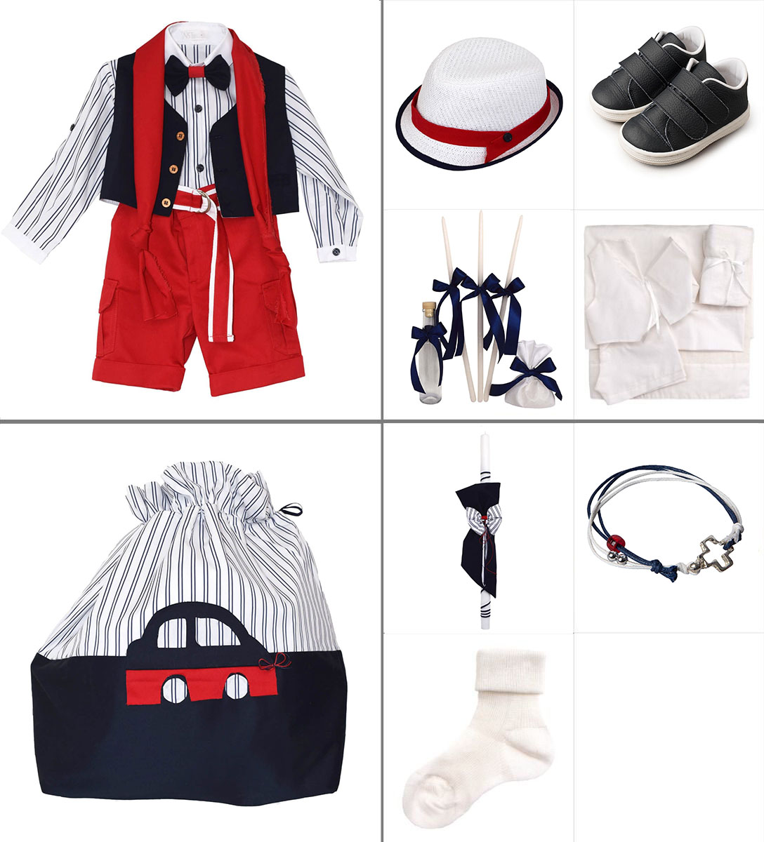 NstNastasia Βαπτιστικό Πακέτο Ολοκληρωμένο 9 τεμάχια 0686