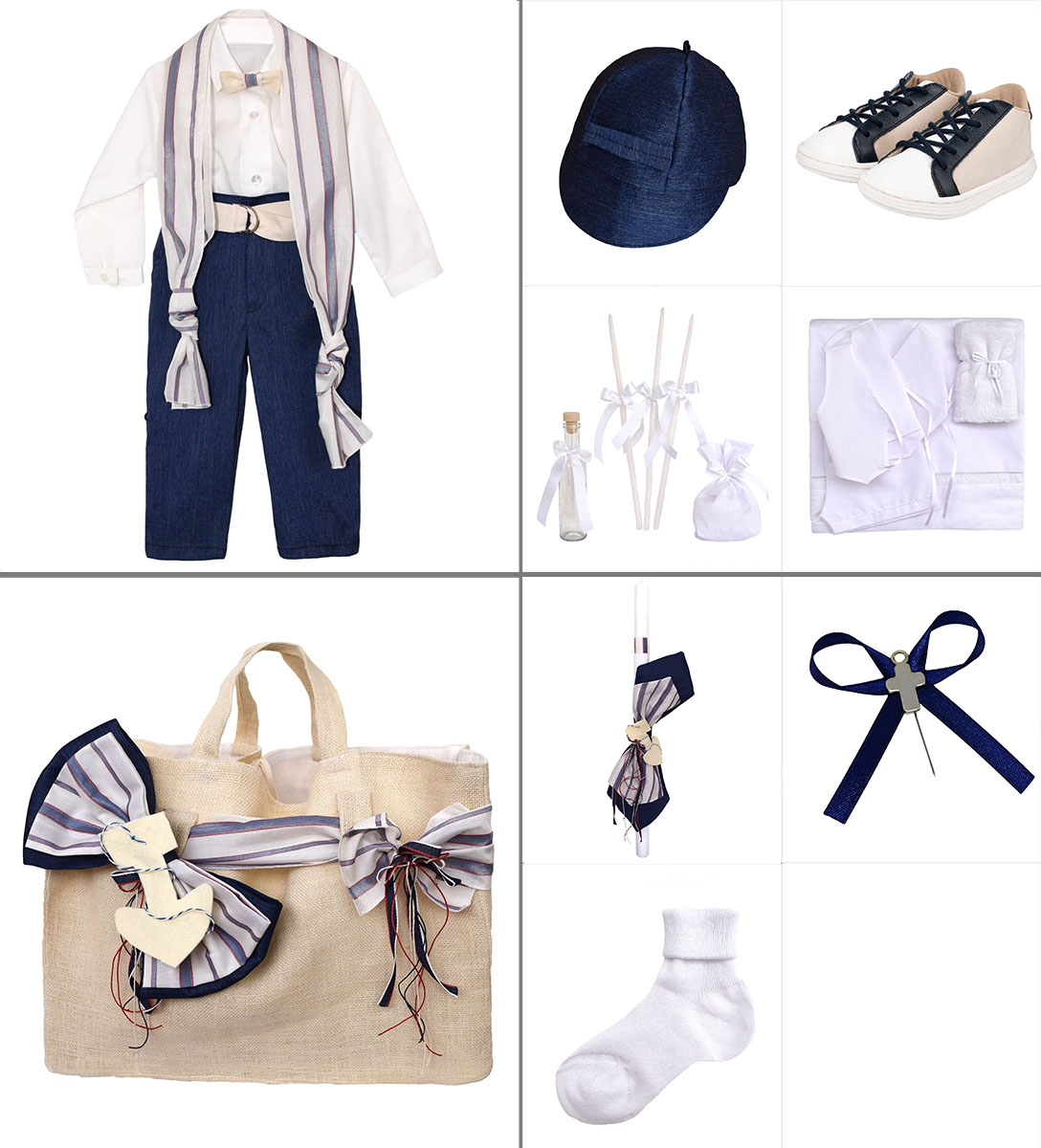 NstNastasia Βαπτιστικό Πακέτο Ολοκληρωμένο 9 τεμάχια 0706