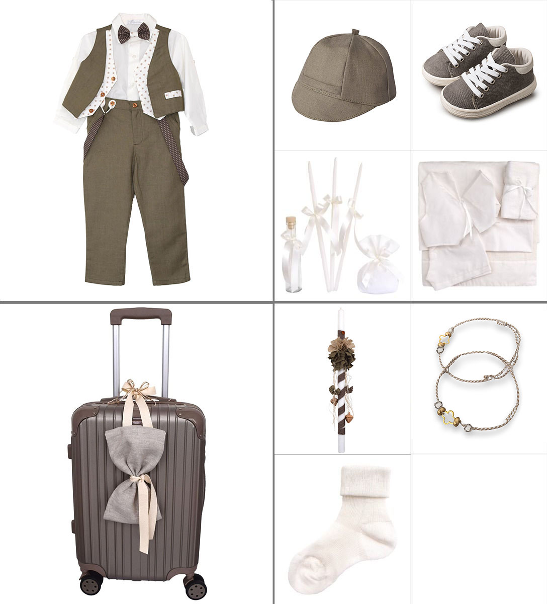 NstNastasia Βαπτιστικό Πακέτο Ολοκληρωμένο 9 τεμάχια 0683