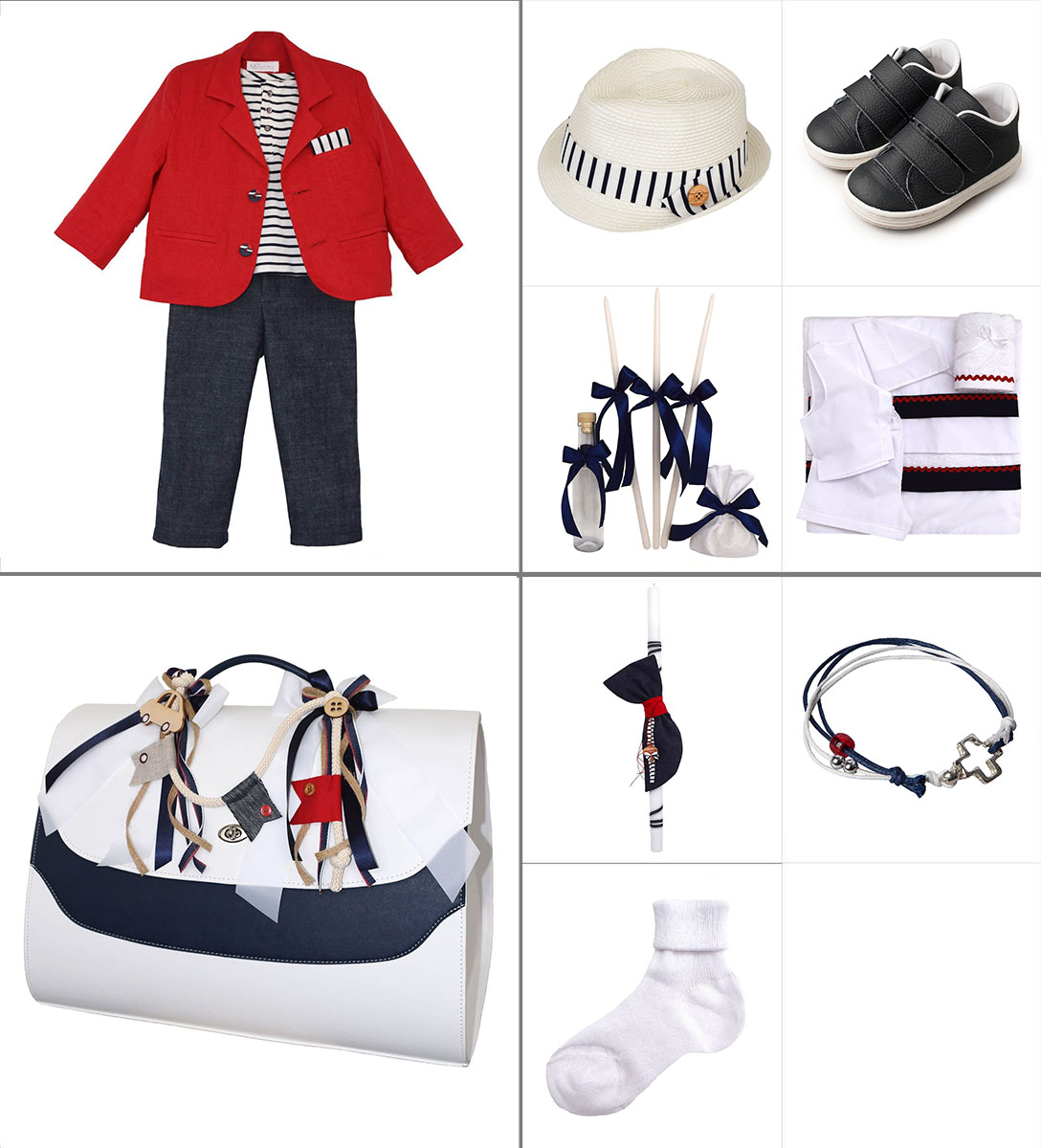 NstNastasia Βαπτιστικό Πακέτο Ολοκληρωμένο 9 τεμάχια 0687