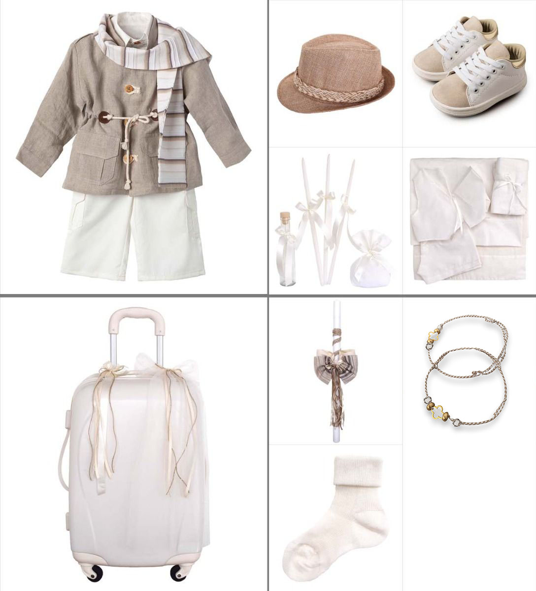 NstNastasia Βαπτιστικό Πακέτο Ολοκληρωμένο 9 τεμάχια 0590