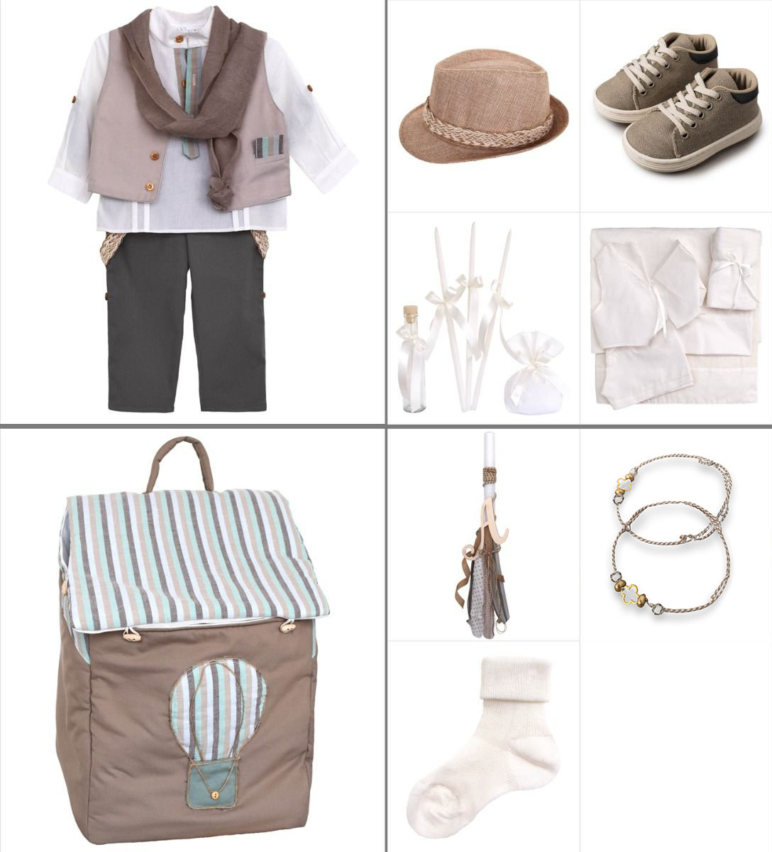 NstNastasia Βαπτιστικό Πακέτο Ολοκληρωμένο 9 τεμάχια 0592