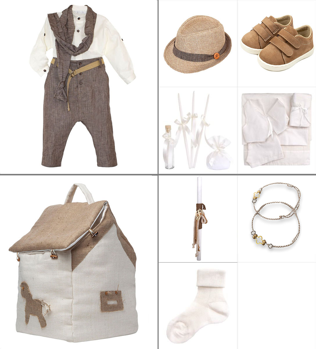 NstNastasia Βαπτιστικό Πακέτο Ολοκληρωμένο 9 τεμάχια 0681