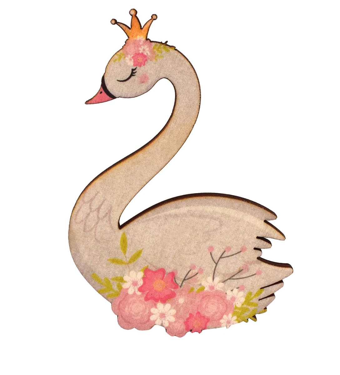 Ξύλινο Διακοσμητικό Κύκνος 0056