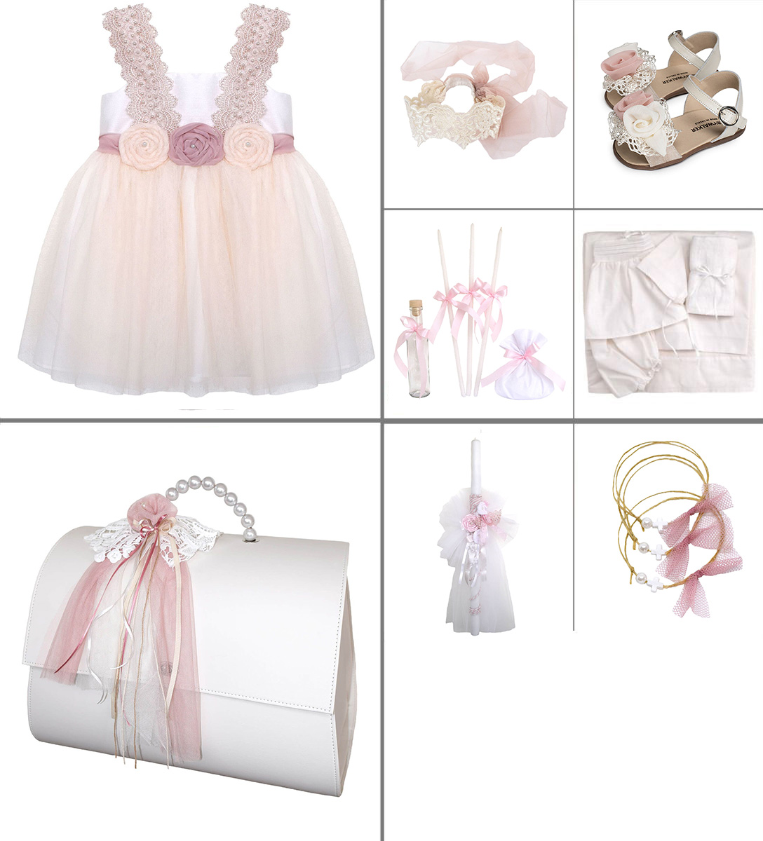 NstNastasia Βαπτιστικό Πακέτο Ολοκληρωμένο 8τεμάχια 0636