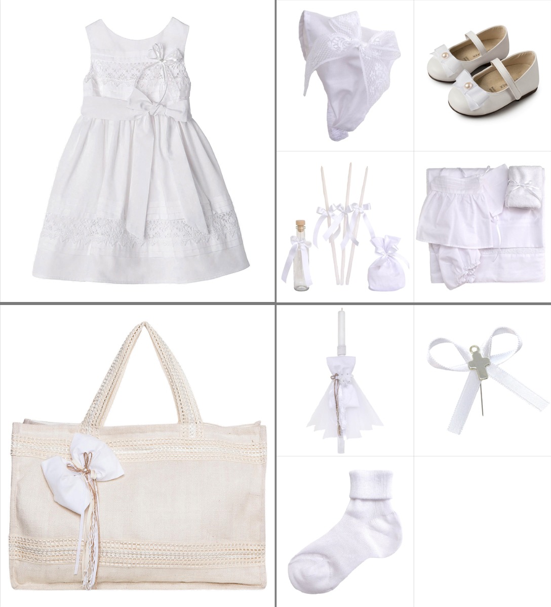 NstNastasia Βαπτιστικό Πακέτο Ολοκληρωμένο 9τεμάχια 0549