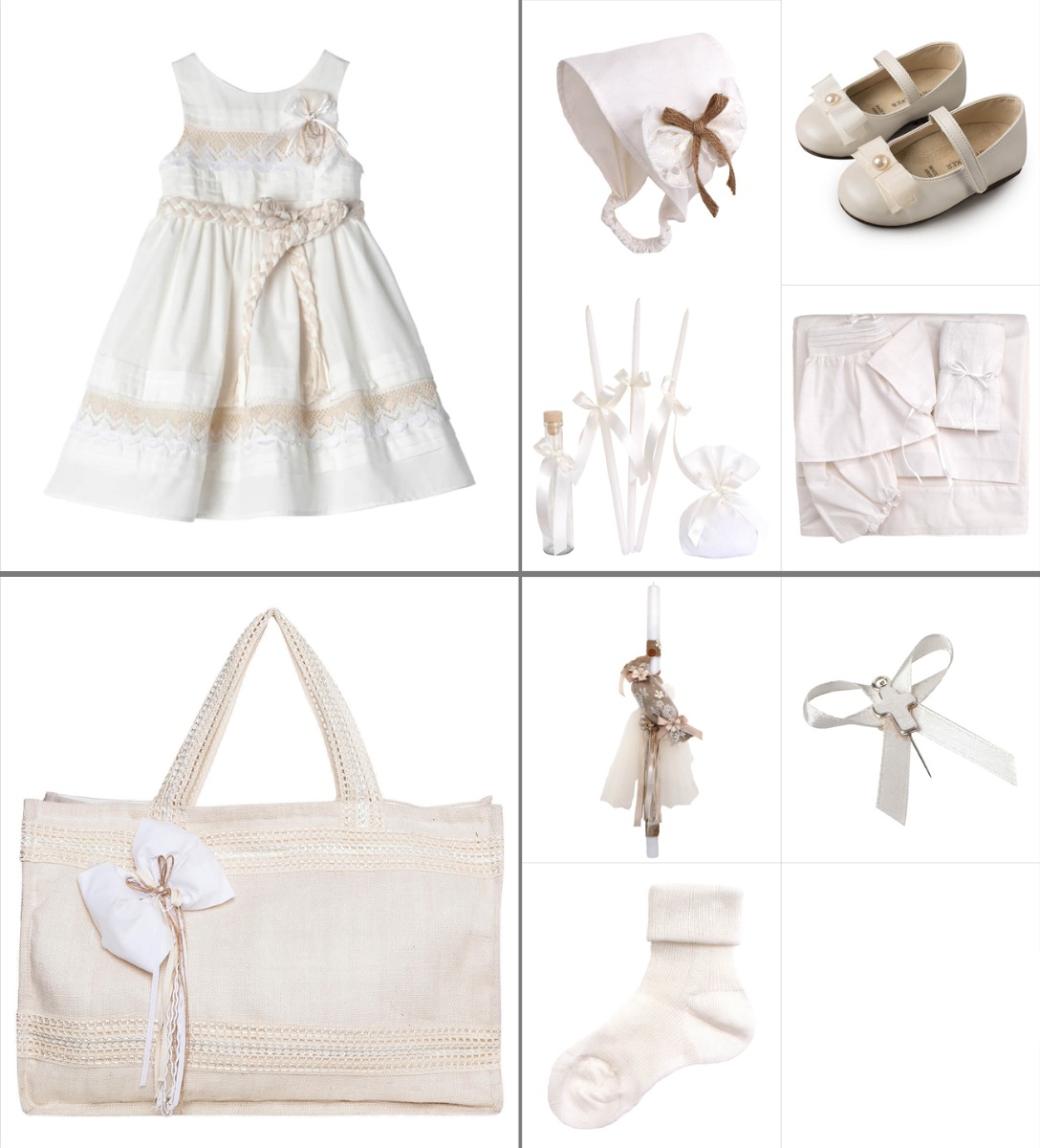 NstNastasia Βαπτιστικό Πακέτο Ολοκληρωμένο 9τεμάχια 0550