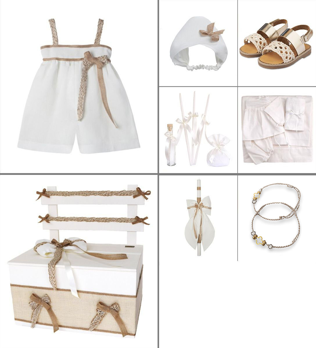 NstNastasia Βαπτιστικό Πακέτο Ολοκληρωμένο 8τεμάχια 0649