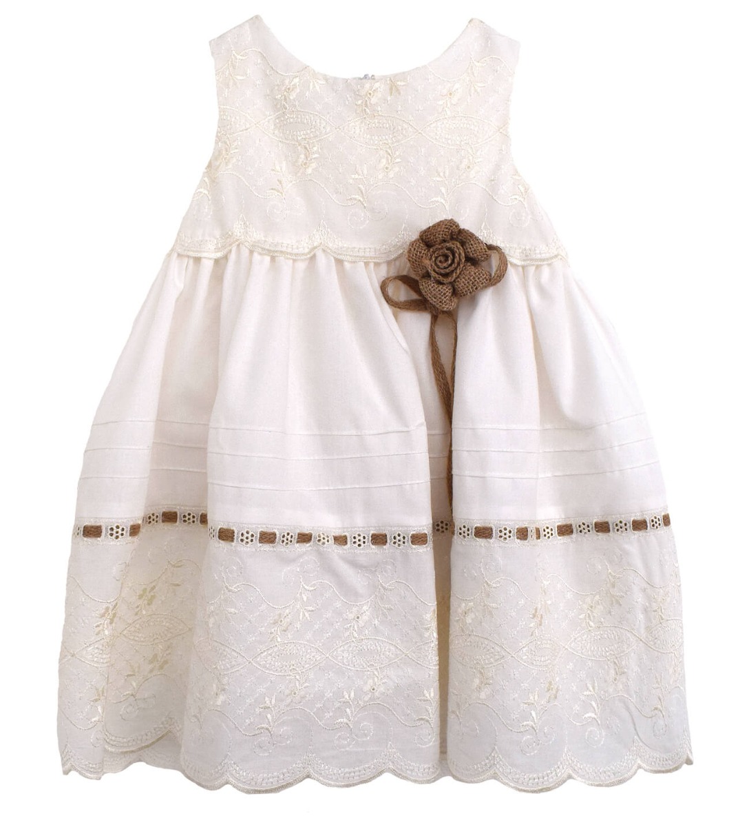 NstNastasia Βαπτιστικό Φόρεμα Angela Rawlings 4370