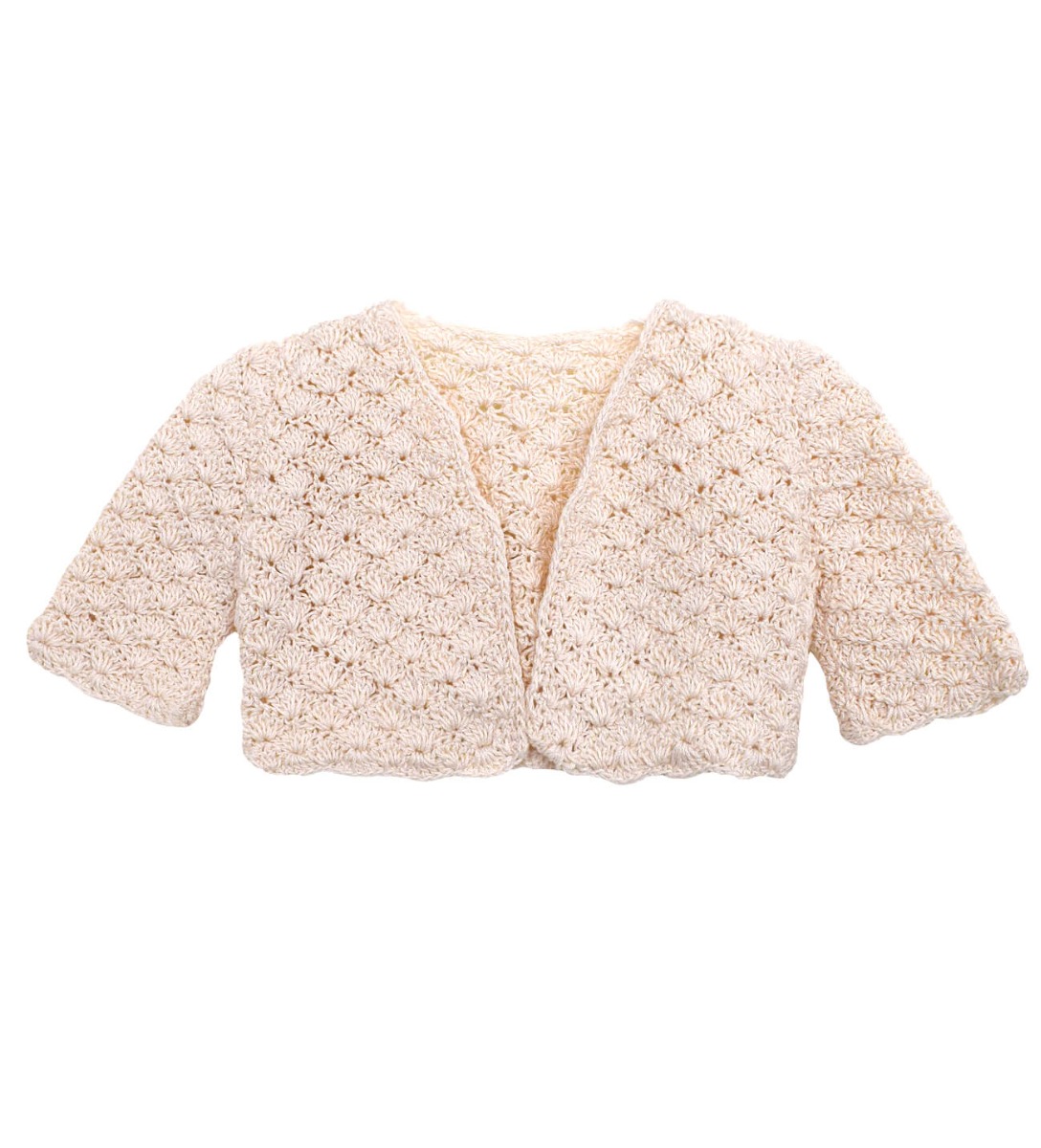 NstNastasia Βαπτιστικό μπολερό πλεκτό Princess Claire Clémence 5472