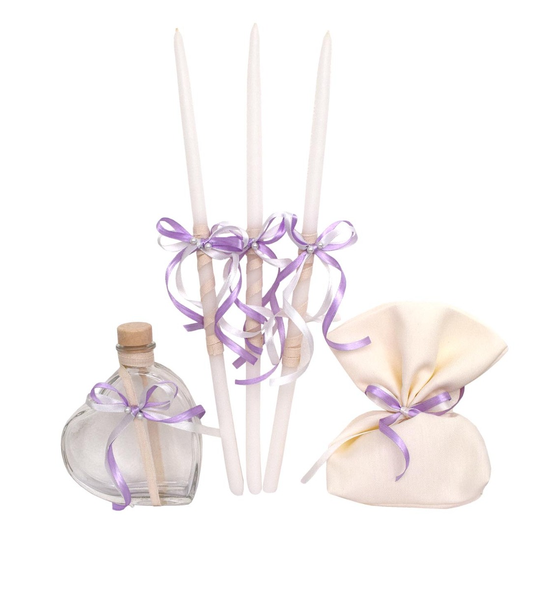 NstNastasia Λαδοσέτ Βάπτισης Λιλά, 5τεμάχια 1414