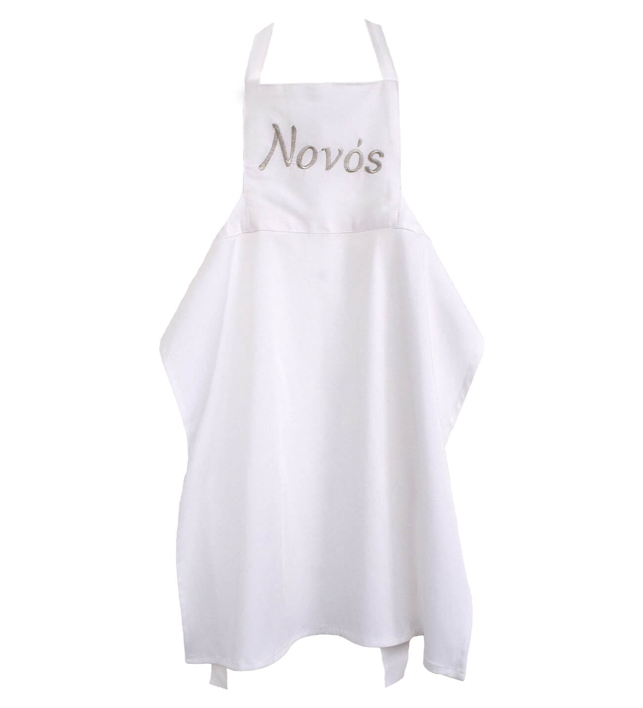 NstNastasia Ποδιά Νονού Ασημί κεντημένα γράμματα 0592