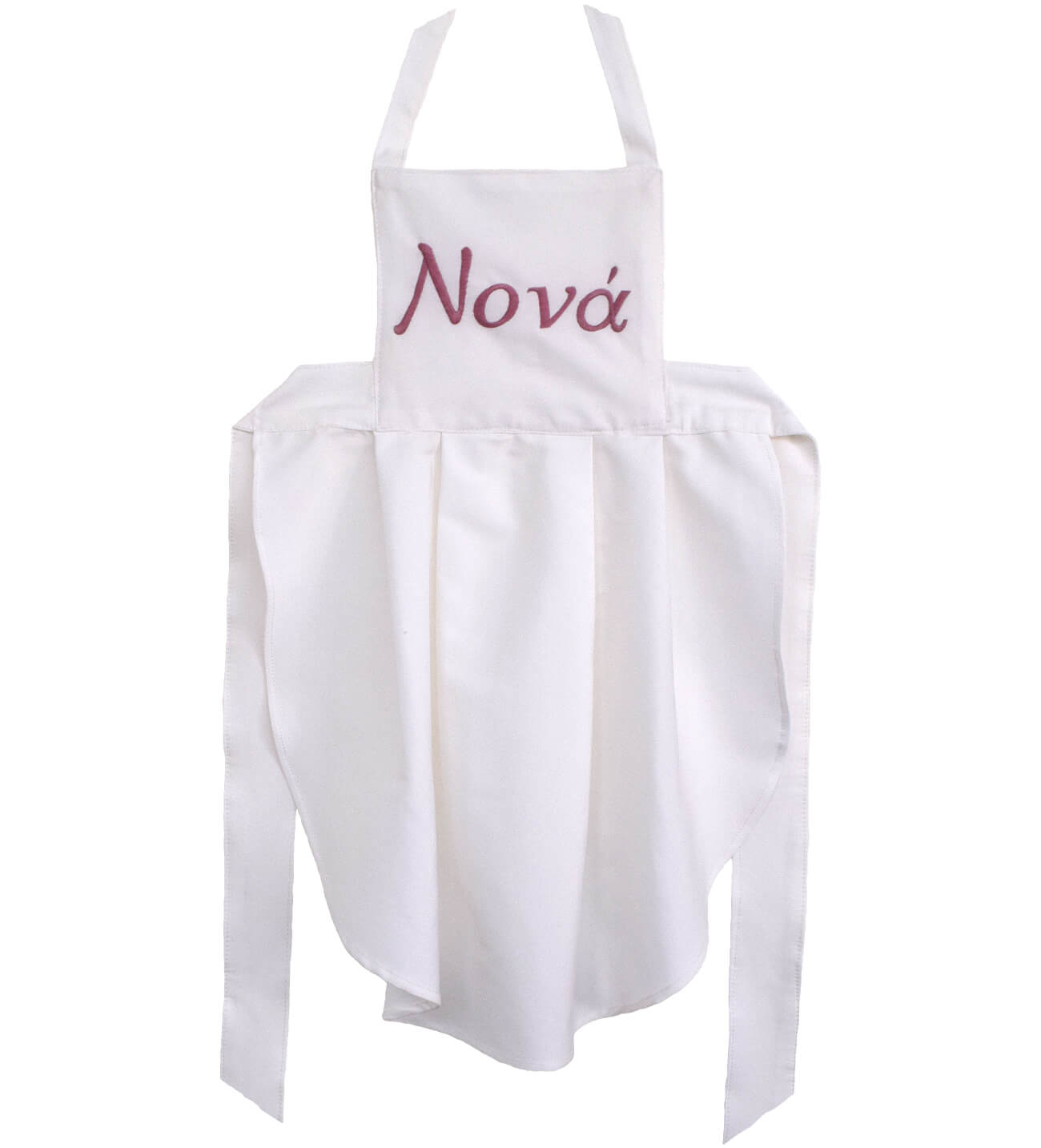 NstNastasia Ποδιά Νονάς Σάπιο Μήλο κεντημένα γράμματα 0633