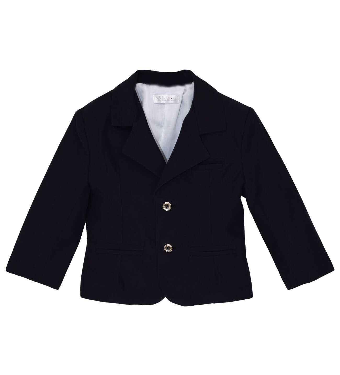 NstNastasia Βαπτιστικό Σακάκι Μπλε Καπαρντίνα Ύφασμα 3944