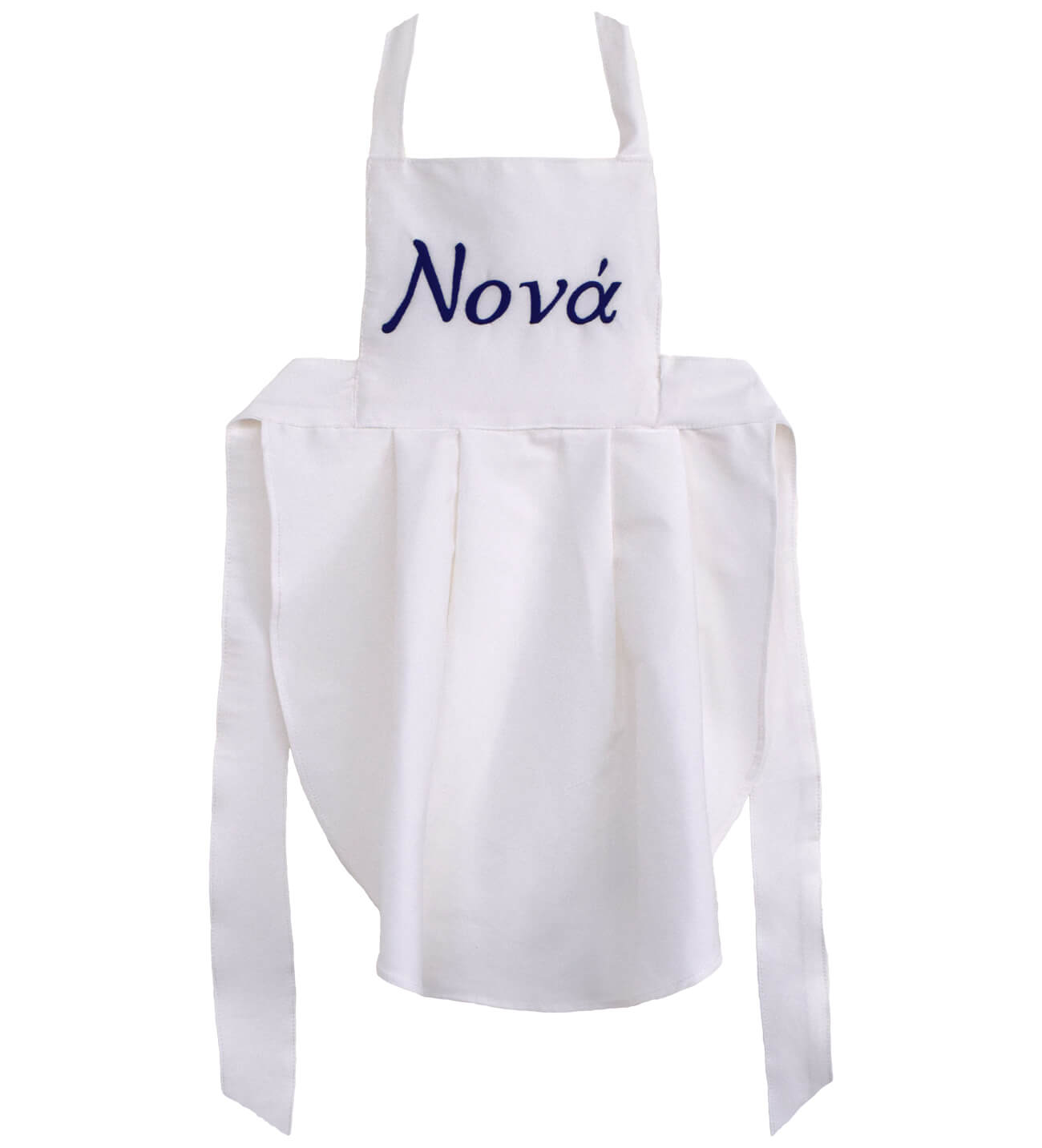 NstNastasia Ποδιά Νονάς Μπλε κεντημένα γράμματα 4062