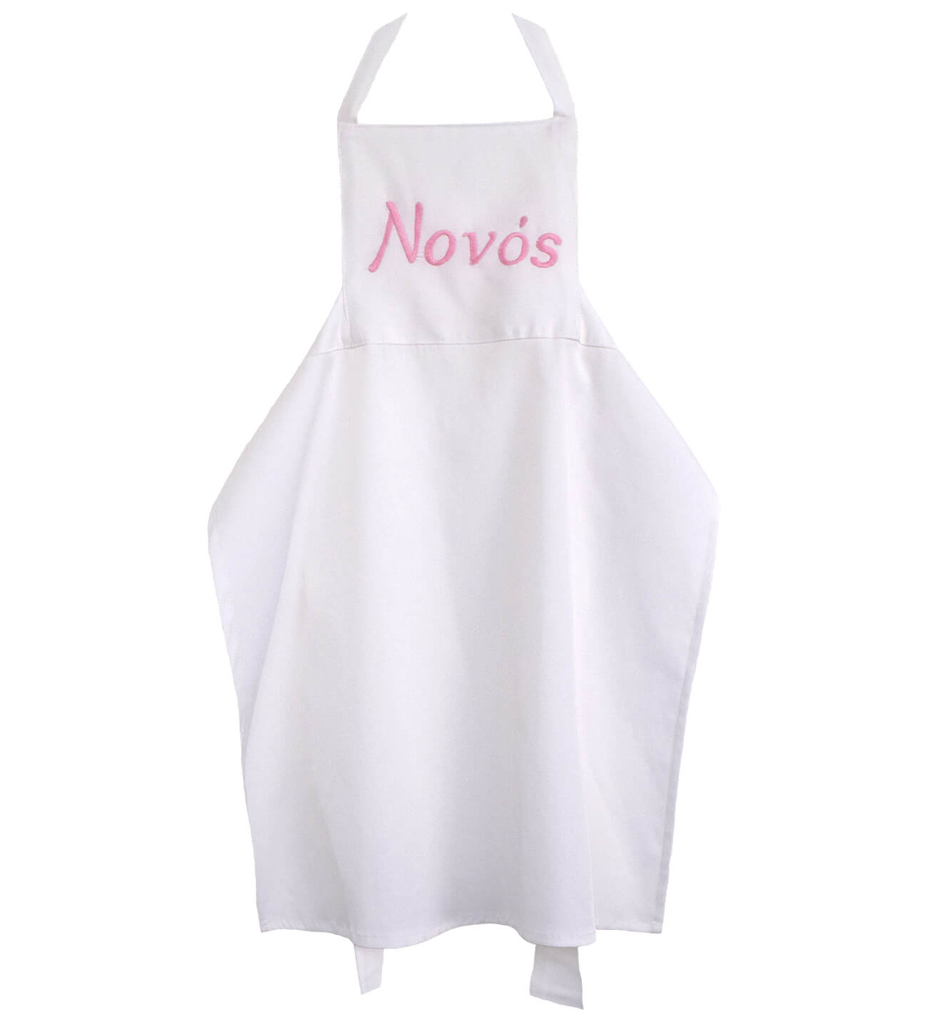 NstNastasia Ποδιά Νονού Ροζ Κουφετί κεντημένα γράμματα 4063