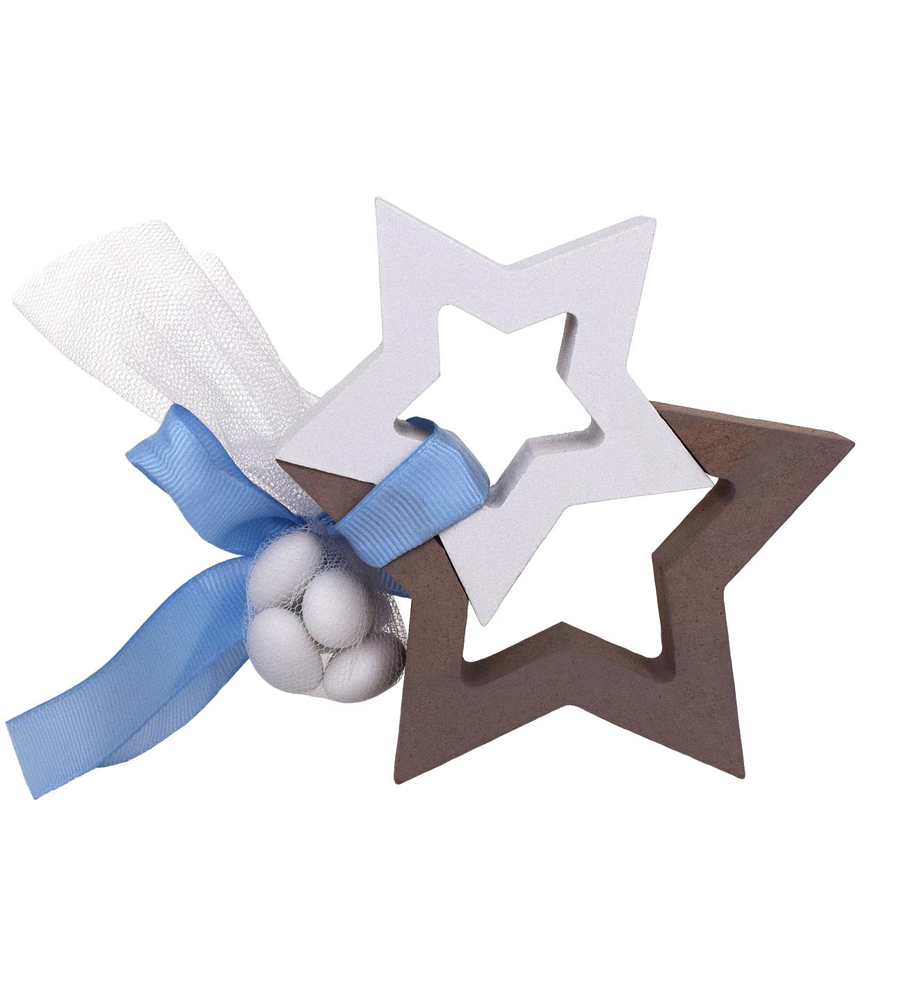 NstNastasia Μπομπονιέρες βάπτισης Αστέρια 1032