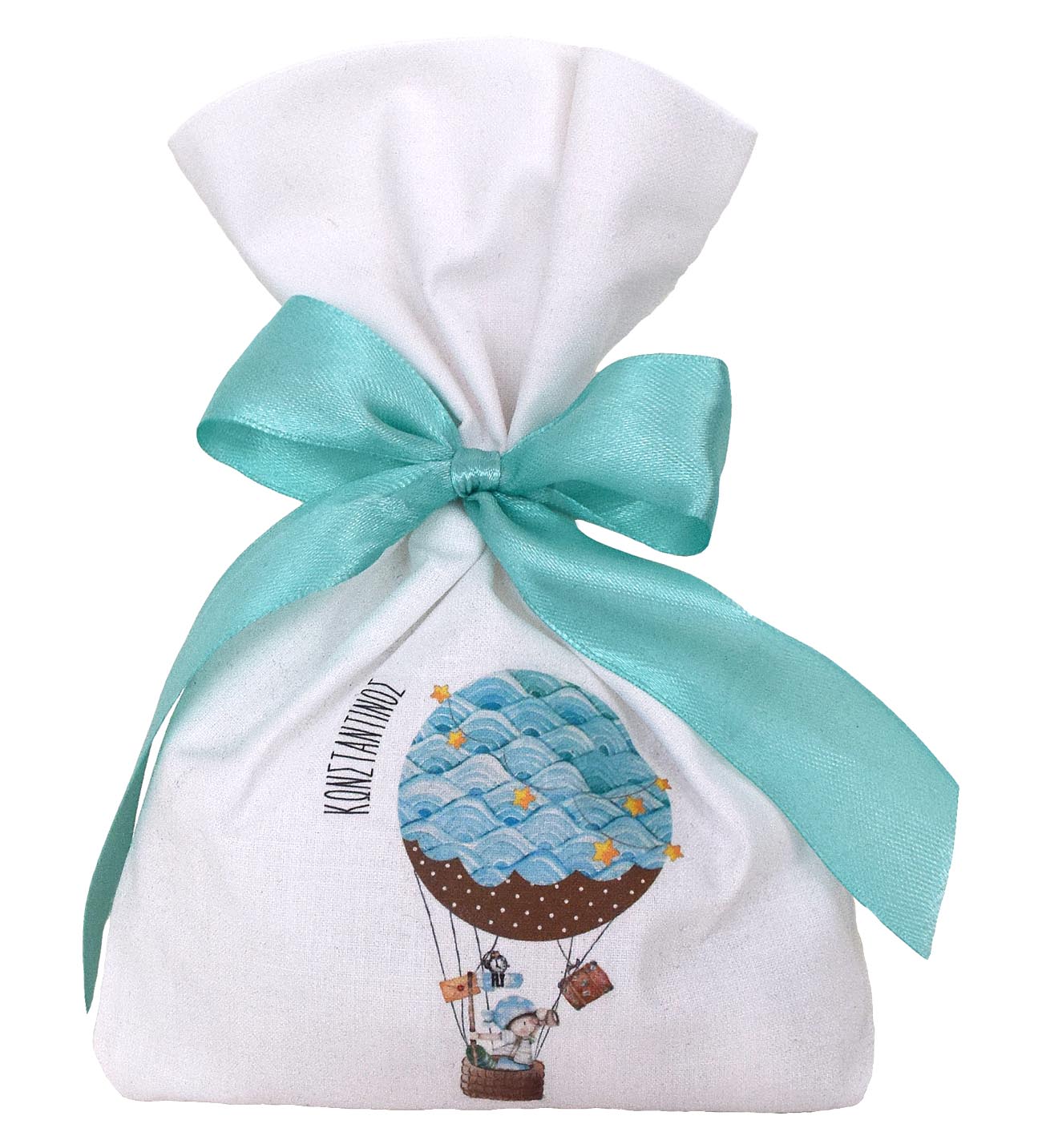 NstNastasia Μπομπονιέρες βάπτισης Πουγκί θέμα Αερόστατο 1049