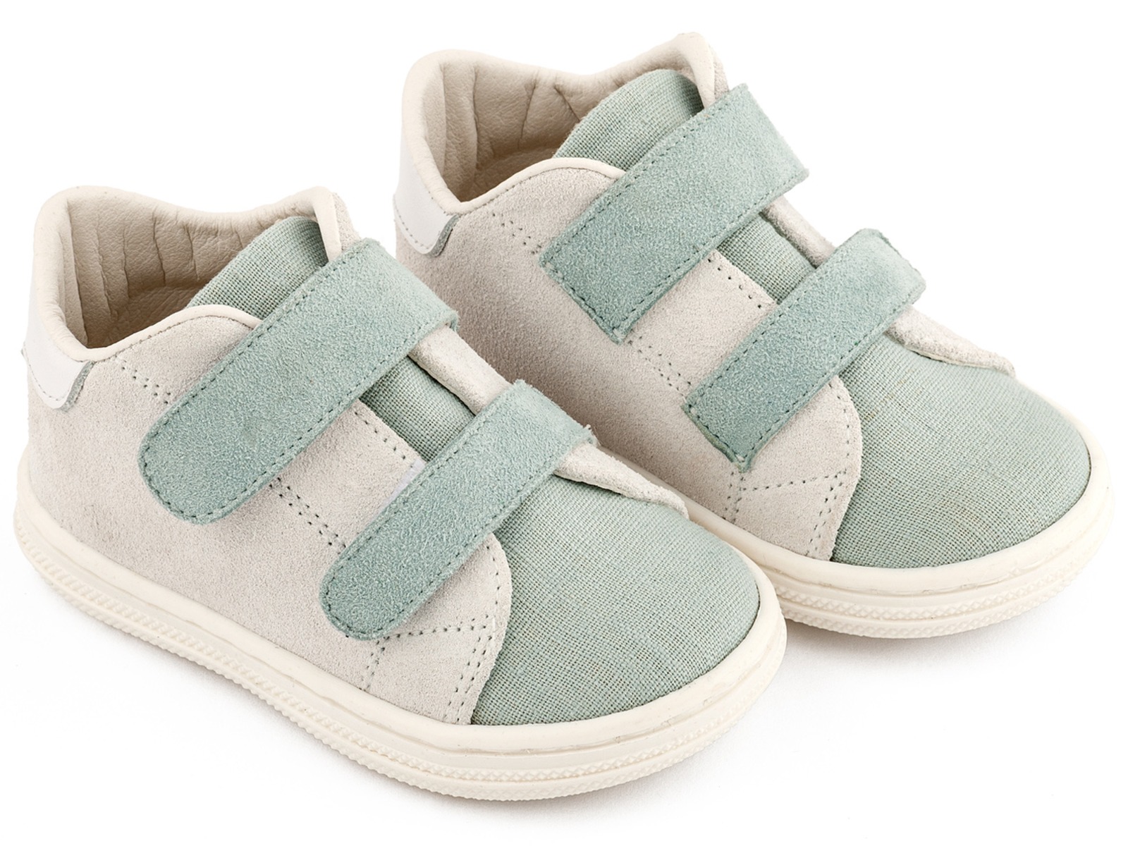 Babywalker Βαπτιστικά Σνίκερ με Διπλή Μπαρέτα Χρατς BS3085 Mineral