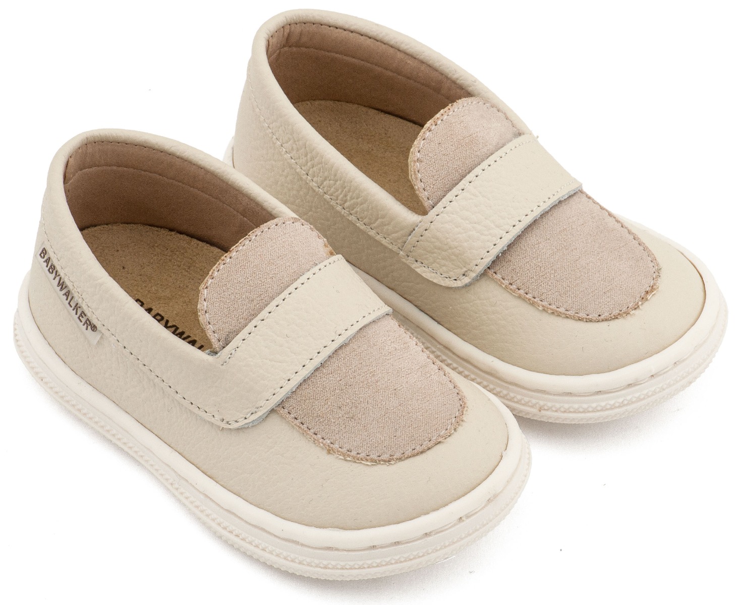 Babywalker Βαπτιστικά Loafers BS3094 Εκρού