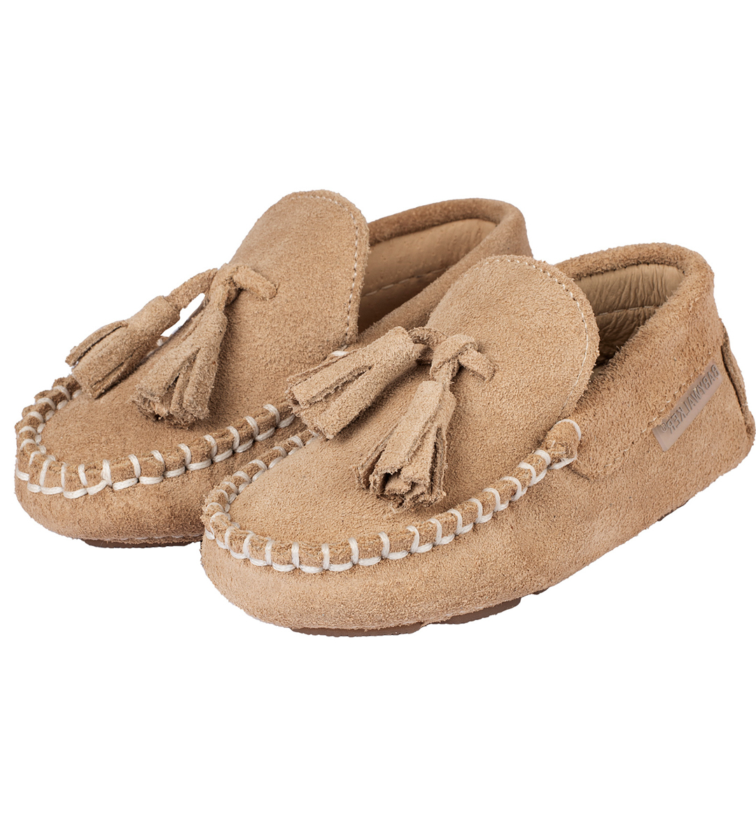 Babywalker Δερμάτινο Loafer Μπεζ