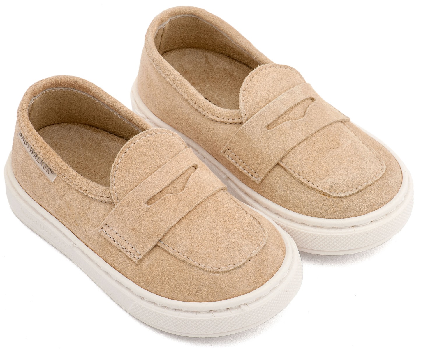 Babywalker Βαπτιστικά Καστόρινo Loafer BW 4311 Μπεζ