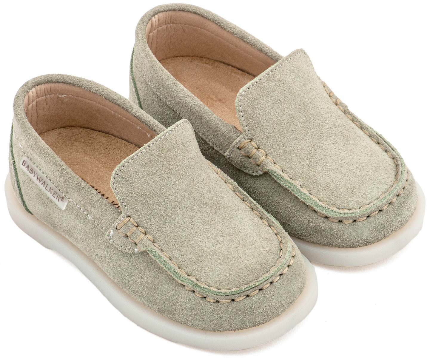 Babywalker Βαπτιστικά Καστόρινο Loafer BW 4313 Μέντα