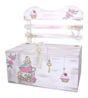 Ξύλινο παγκάκι βάπτισης