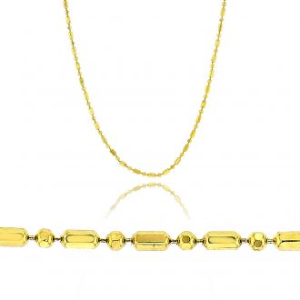 Γυναικεία Αλυσίδα Λαιμού από Κίτρινο Χρυσό 14 Καρατίων 004498