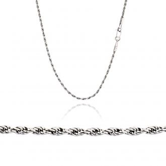 Αλυσίδα Λαιμού Λευκό Χρυσό 14 Καρατίων Κ14 005112